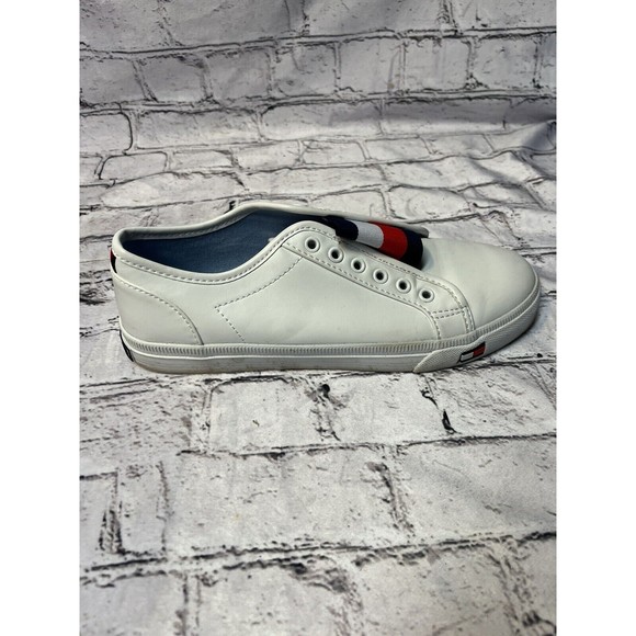 Tom Hilfiger 7 M Slip On Anni Twanni Casual Sneaker White Shoes Womens - Picture 6 of 7